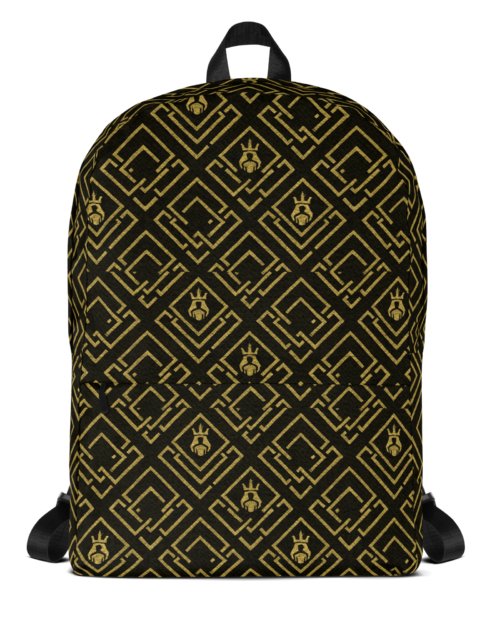 DaKahree Royal Labyrinth – Backpack – Black & Gold