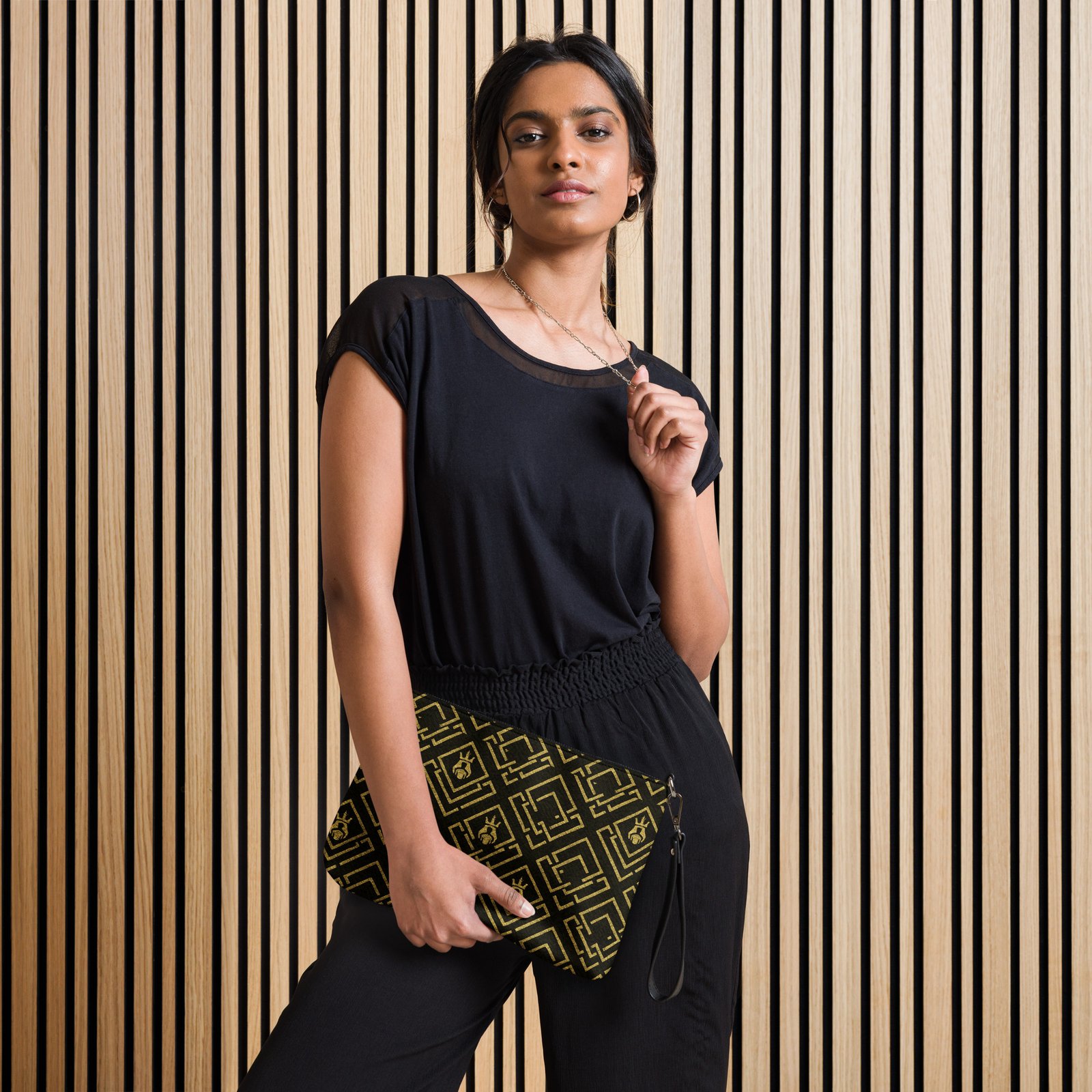 DaKahree Royal Labyrinth – Crossbody bag – Black & Gold - Image 4