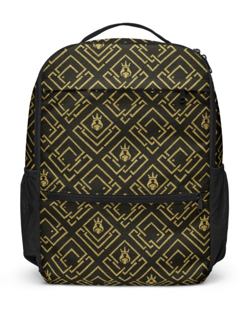 DaKahree Royal Labyrinth – Utility backpack – Black & Gold
