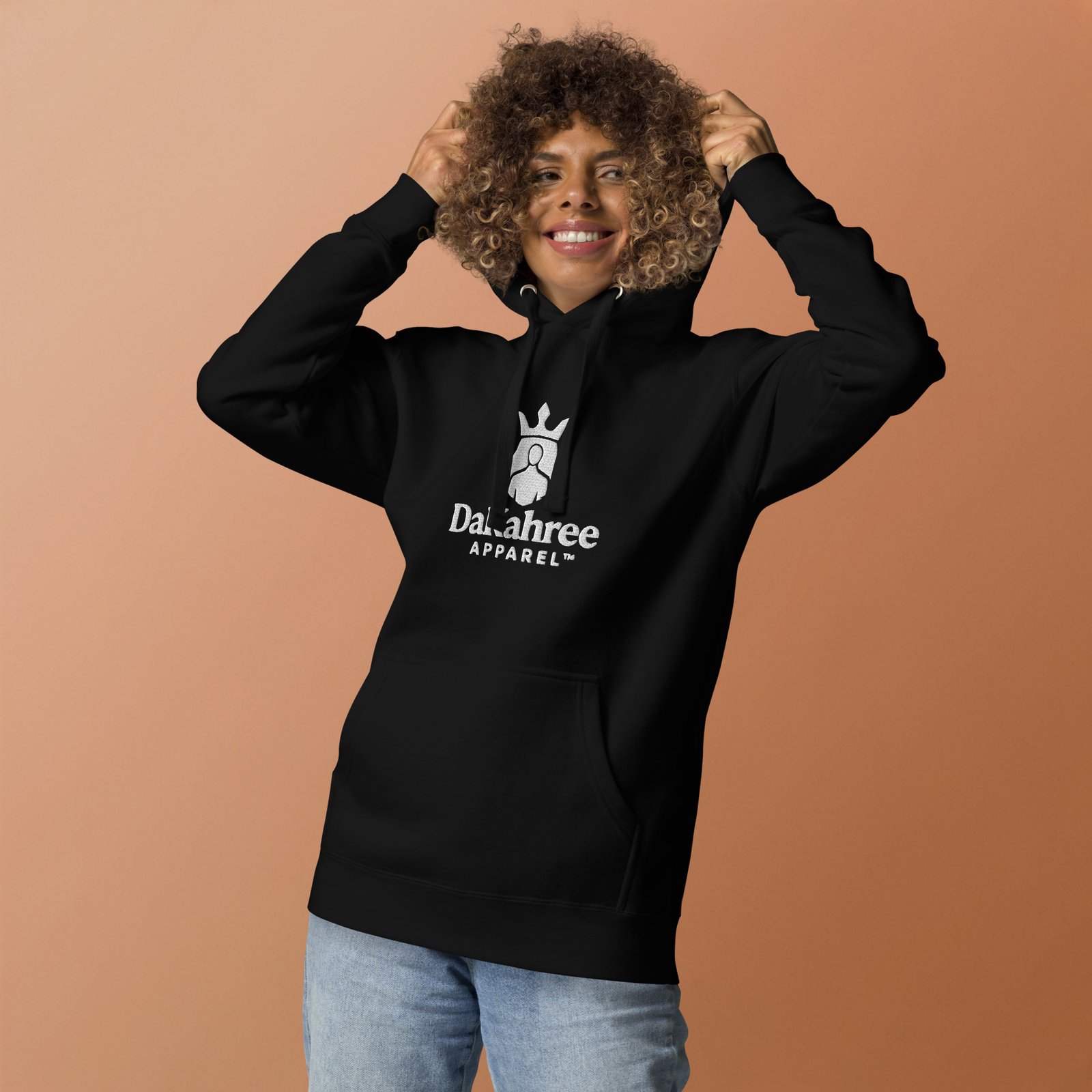 DaKahree: Signature Essentials™ – Unisex Hoodie – White - Image 2