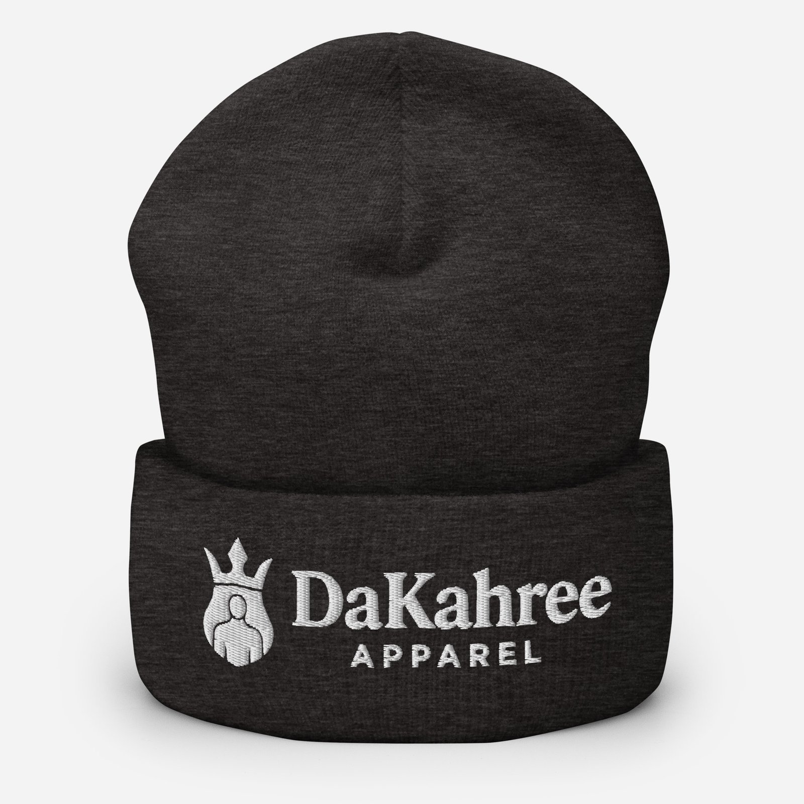 DaKahree: Signature™ – Cuffed Beanie – White - Image 5