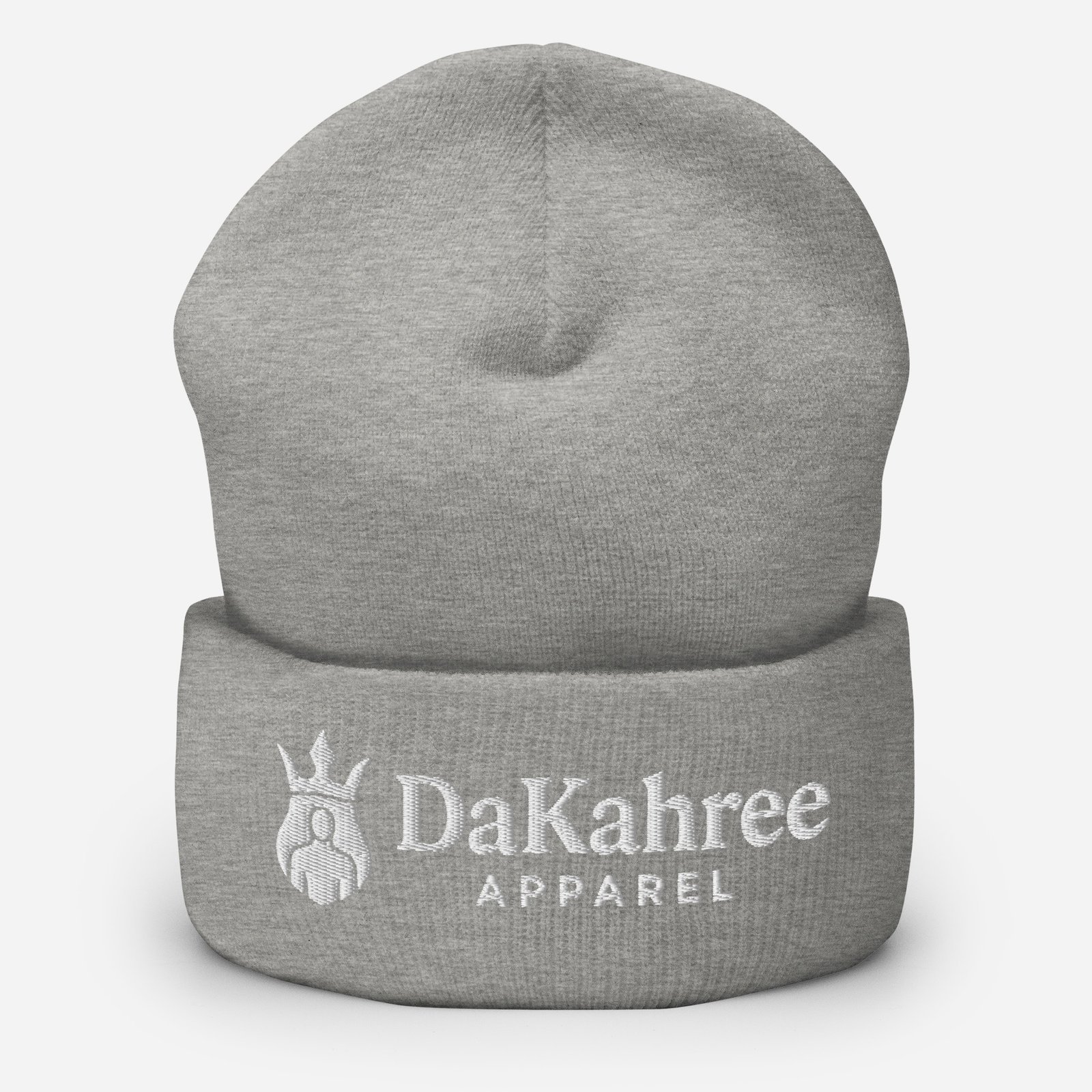 DaKahree: Signature™ – Cuffed Beanie – White - Image 9