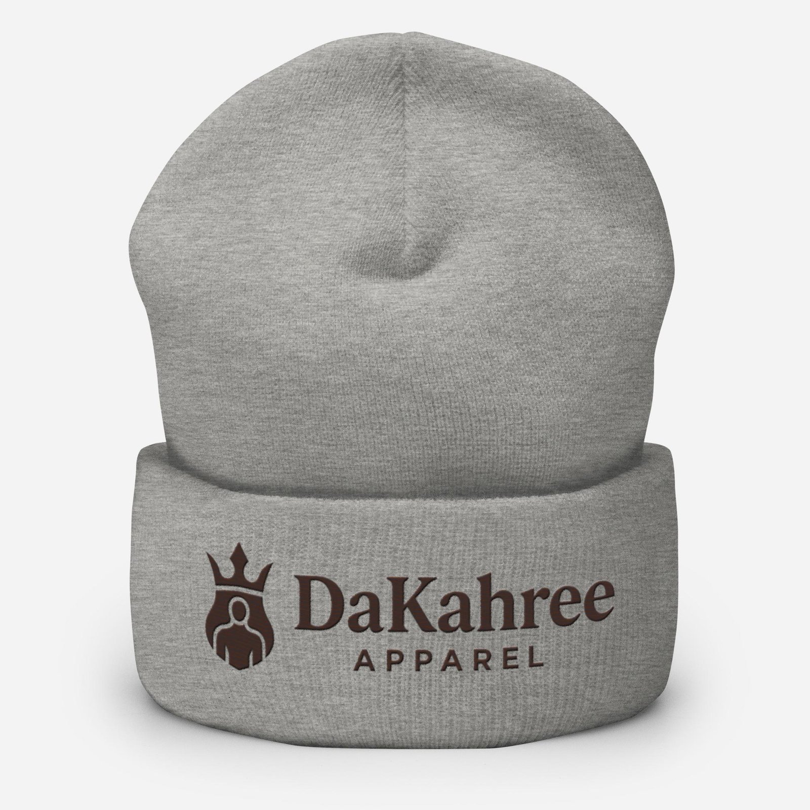 DaKahree: Signature™ – Cuffed Beanie – Brown - Image 2