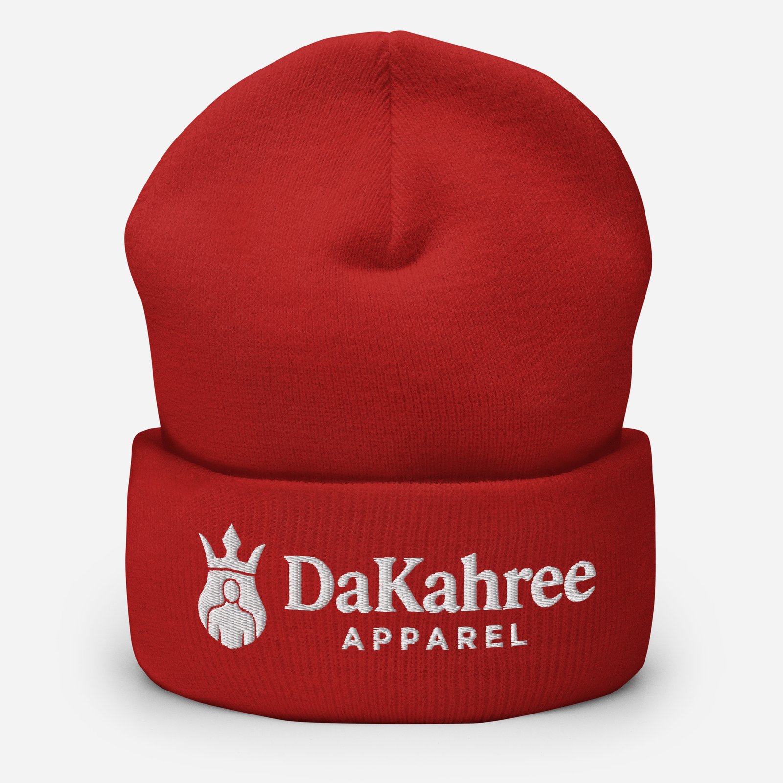 DaKahree: Signature™ – Cuffed Beanie – White - Image 7