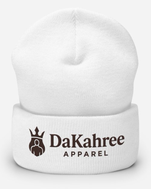 DaKahree: Signature™ – Cuffed Beanie – Brown